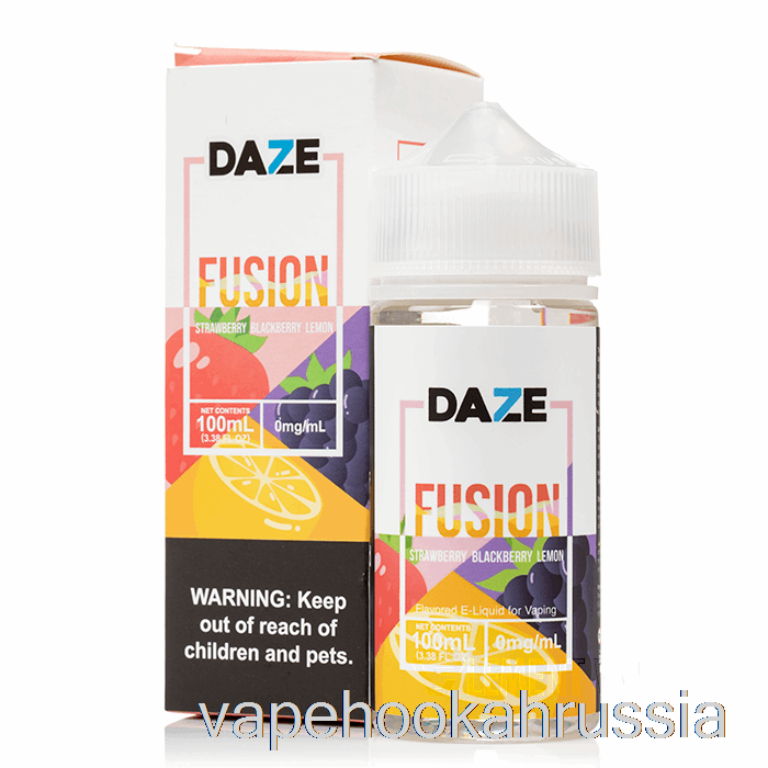 сок для вейпа клубника ежевика лимон - 7 Daze Fusion - 100мл 0мг